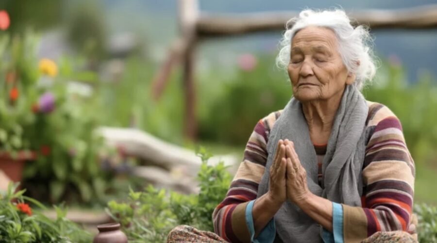 End-of-life doula presence