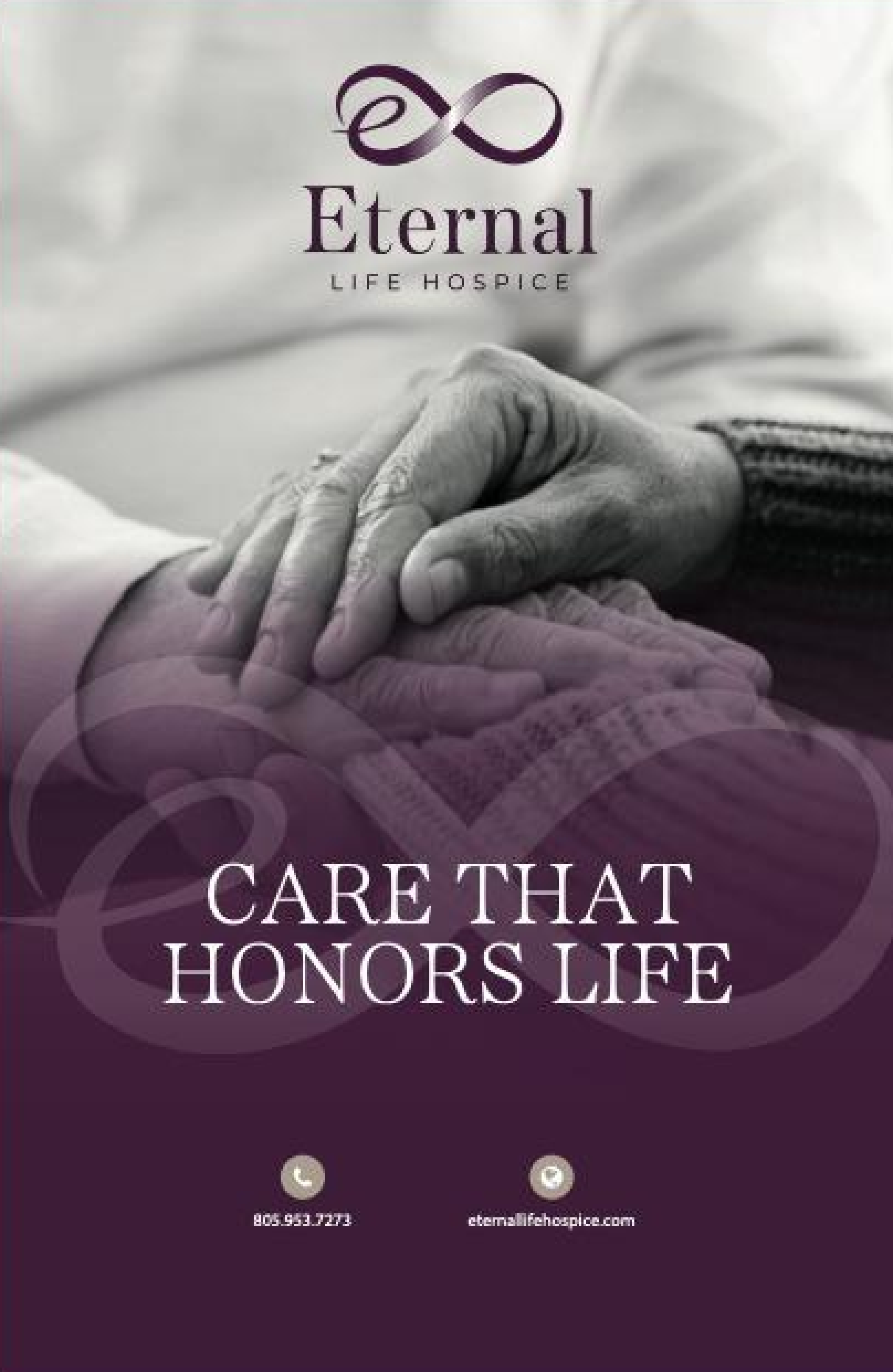 Press kit front cover — Care That Honors Life