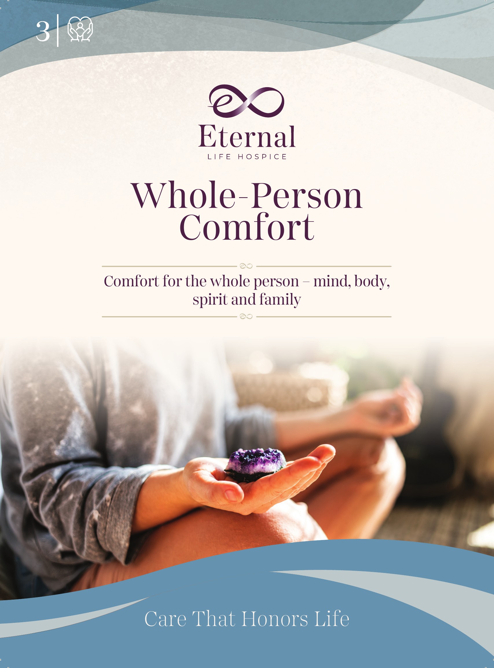 Pillar three — Whole-Person Comfort (card front)