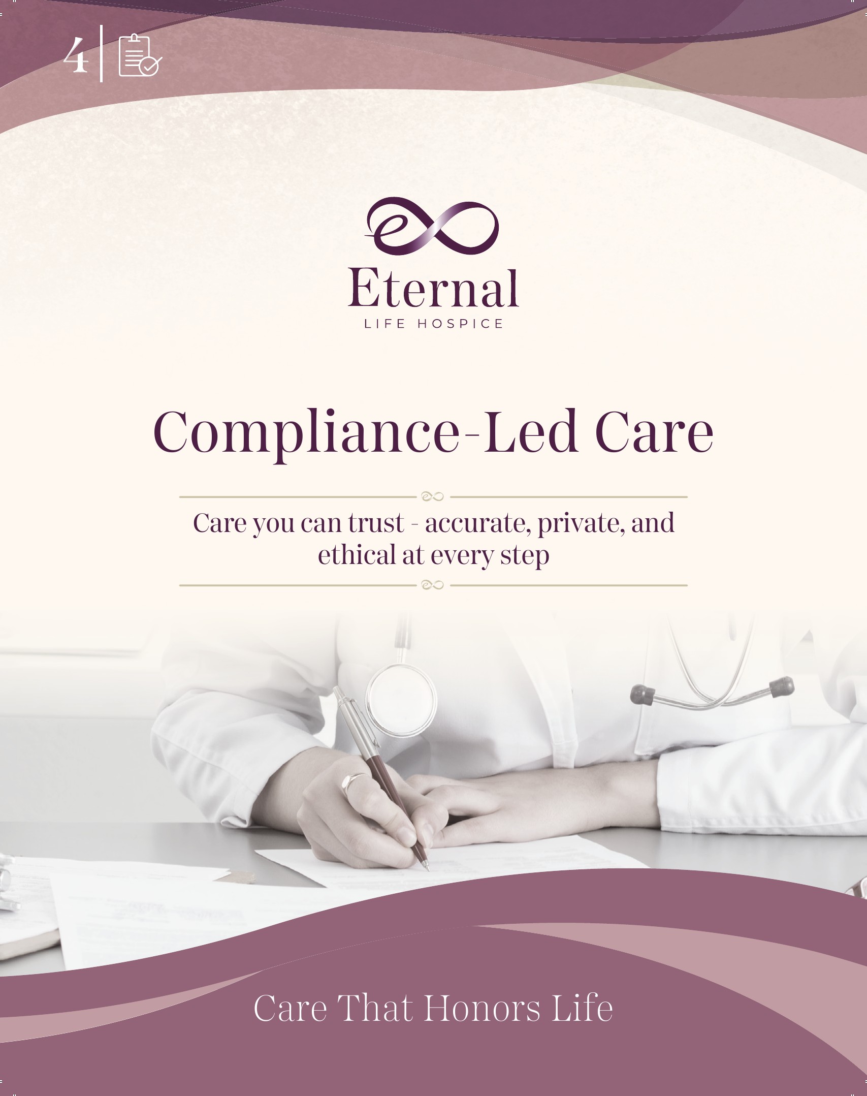 Pillar four — Compliance-Led Care (card front)